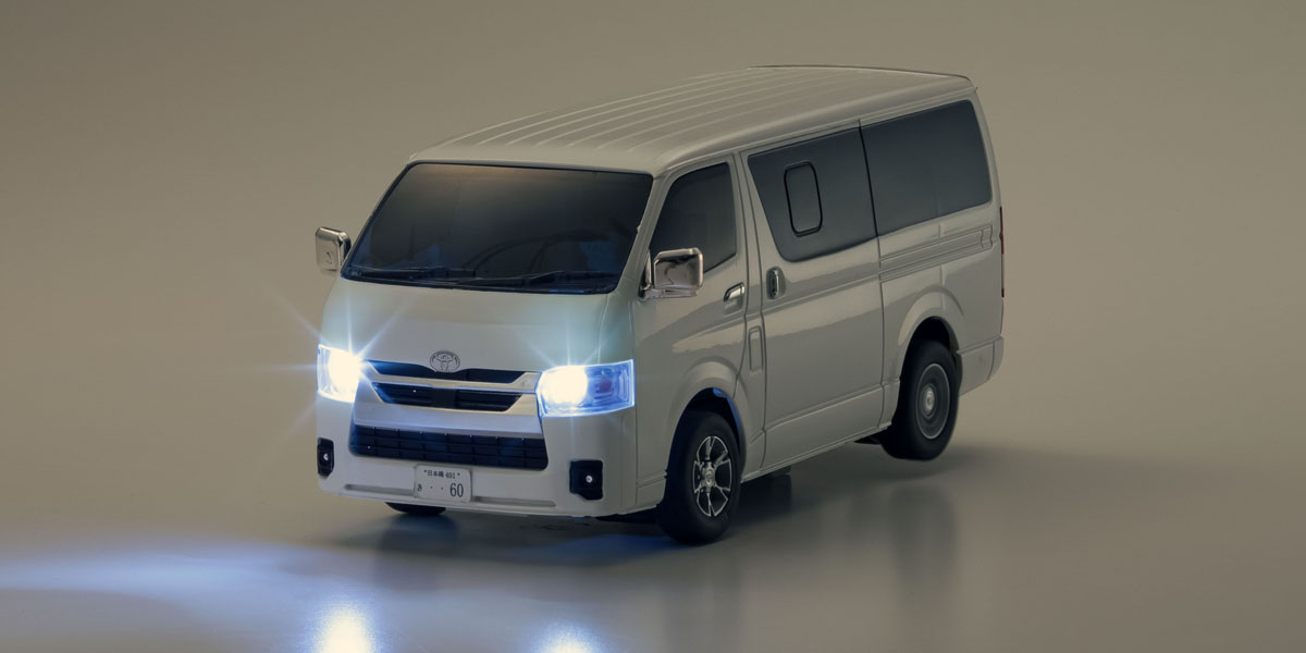 リヤハッチ開閉機能付き 京商EGG トヨタ ハイエース RCカー | 京商