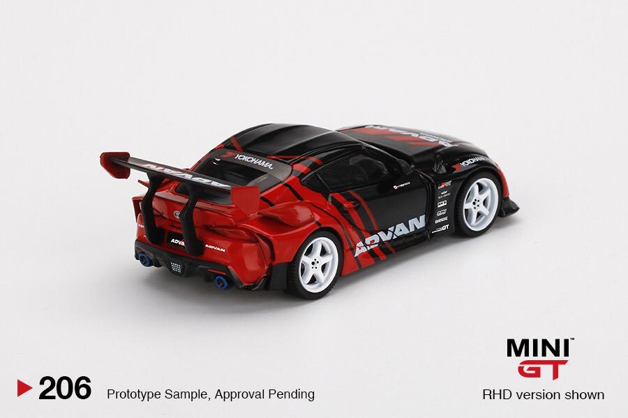 1:64 Mini GT Toyota GR Supra ADVAN 2020 Tokyo Auto Salon - MGT206