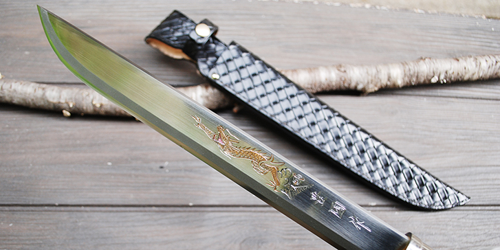 昇龍開運刀 一尺 両刃/通販 販売 鍛冶屋トヨクニ