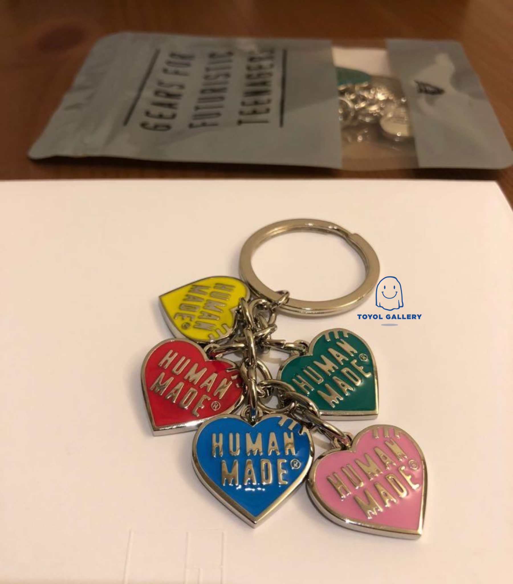 Human Made - Heart Key Chain (Multicolour) – Toyol Toys