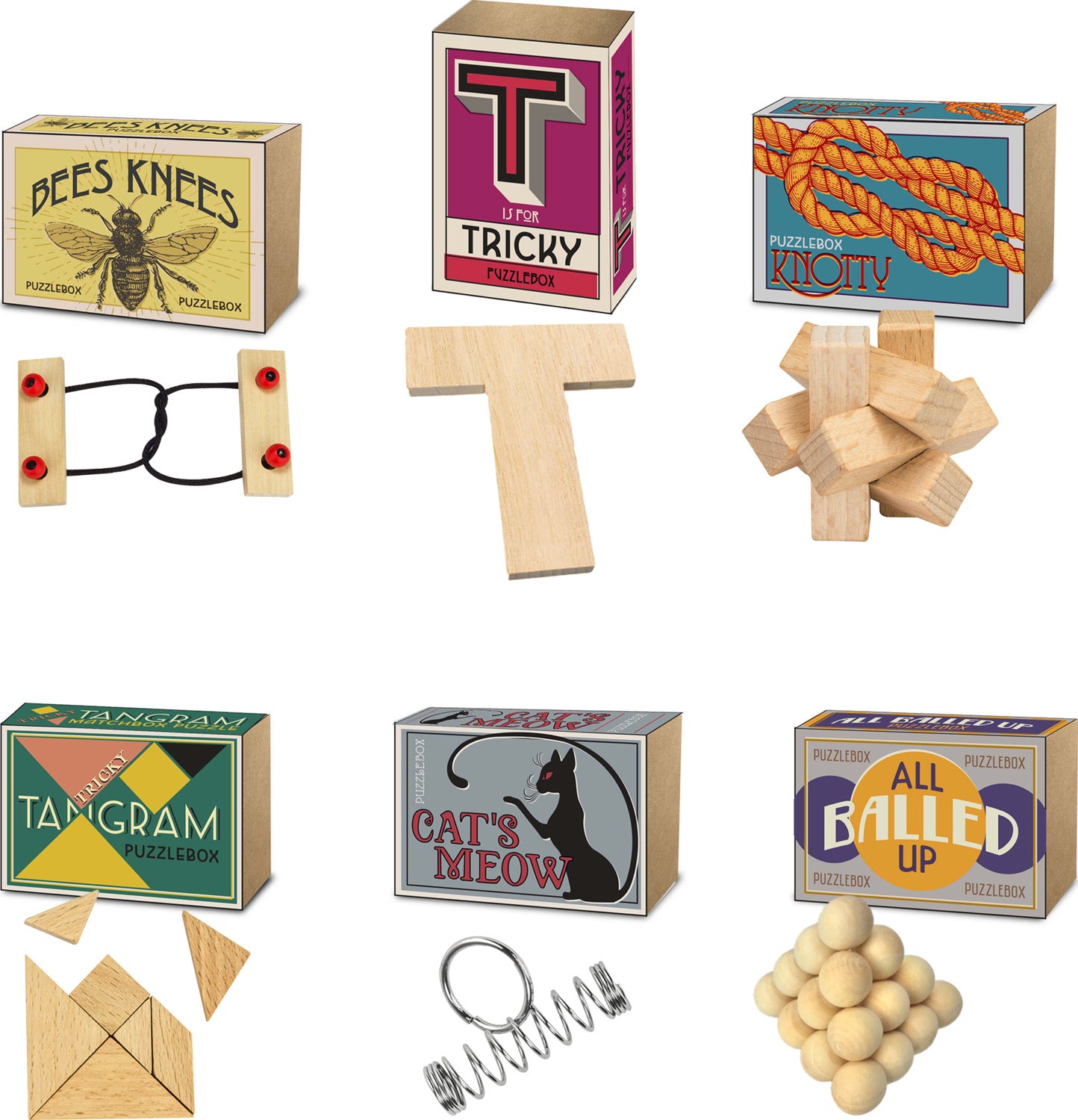 Original Puzzle Box (assorted matchbox puzzles)| Toyrifix