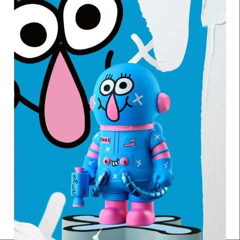 MEGA SPACE MOLLY 400% Jon Burgerman Space Cadets Series FLOSS 2025
