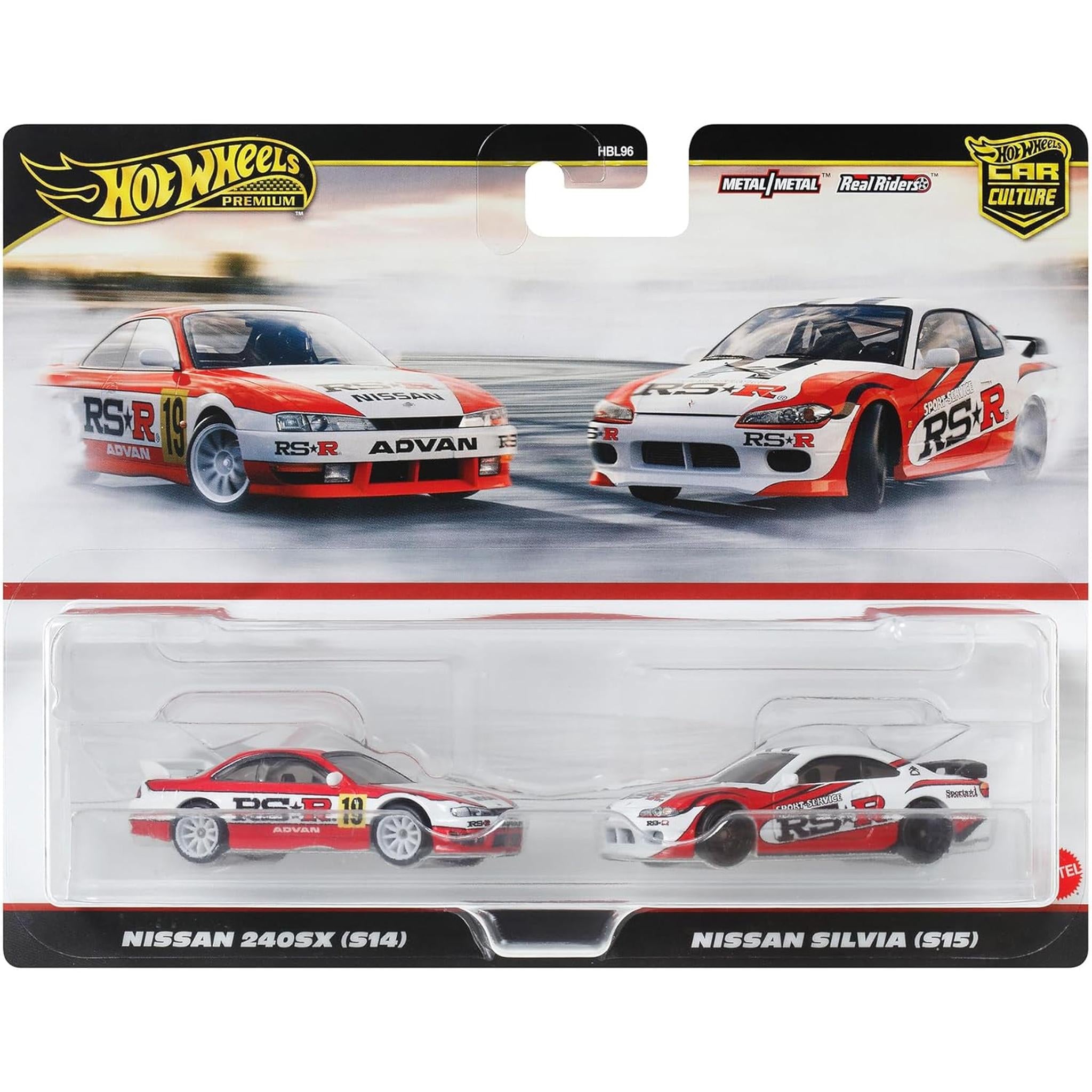 ホットウィール(Hot Wheels) プレミアム 2パック 日産 240SX (S14