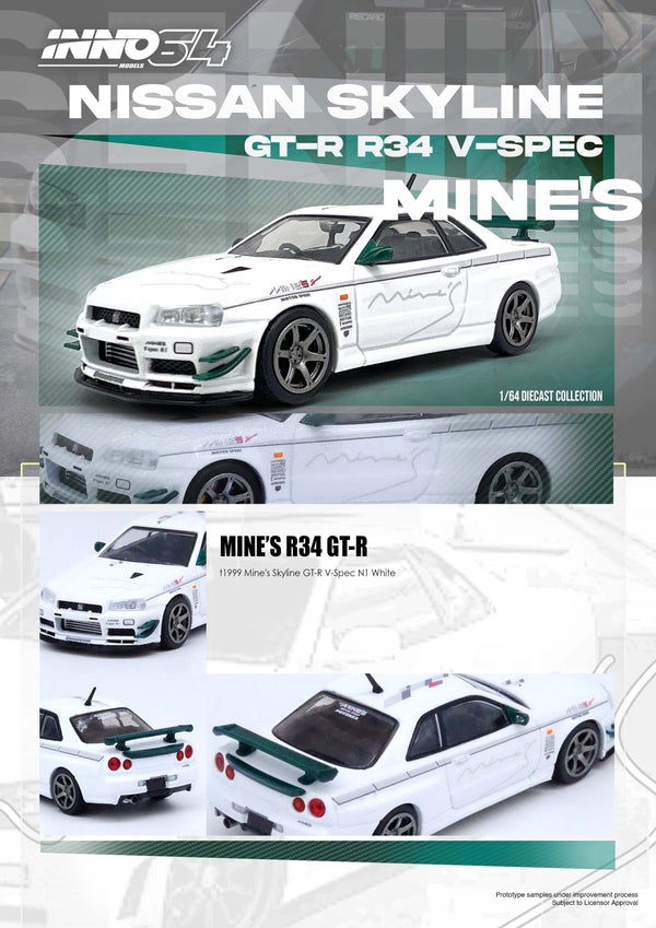 INNO64] Nissan Skyline GT-R (R34) V-SPEC Tuned by 