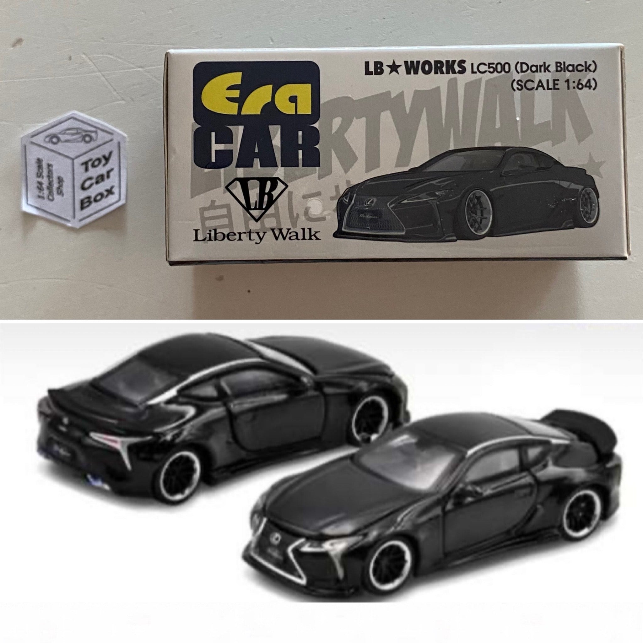ERA CAR - Lexus LC500 Liberty Walk Works (1:64 Scale - Black