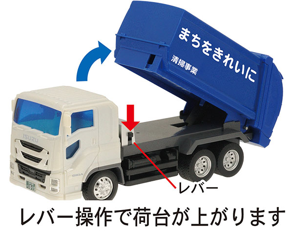 ISUZU GIGA NEWジュニア清掃車｜子供向け乗り物玩具メーカー-株式会社