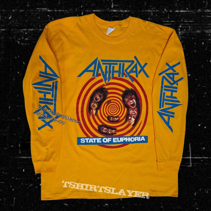Anthrax State Of Euphoria Long sleeve | TShirtSlayer TShirt and