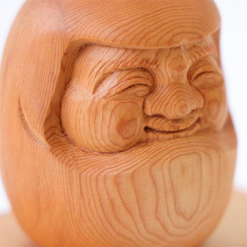 楽天市場】一位一刀彫 鈴木彫刻 招福だるま 伝統工芸品 木製 オブジェ
