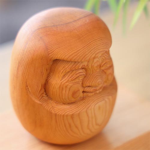 楽天市場】一位一刀彫 鈴木彫刻 招福だるま 伝統工芸品 木製 オブジェ