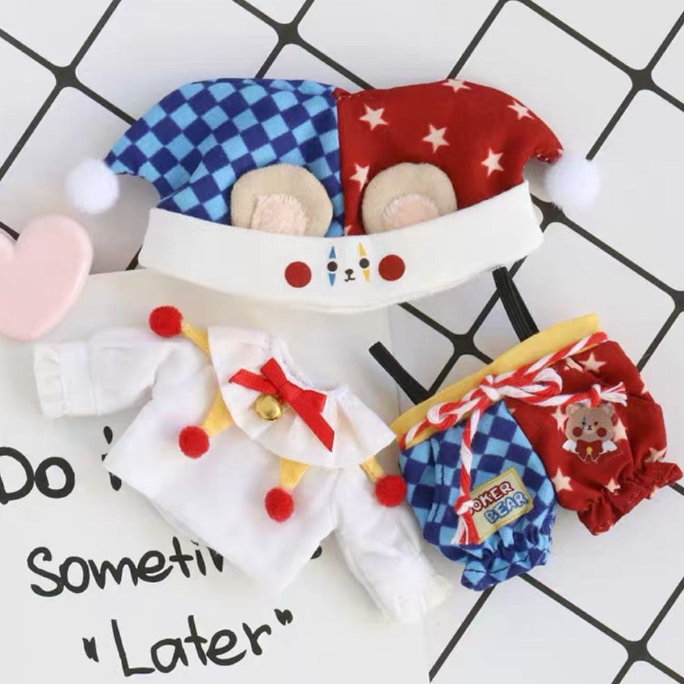 楽天市場】オビツ11 ドール 人形 服 サーカス ピエロ スーツ 3点セット