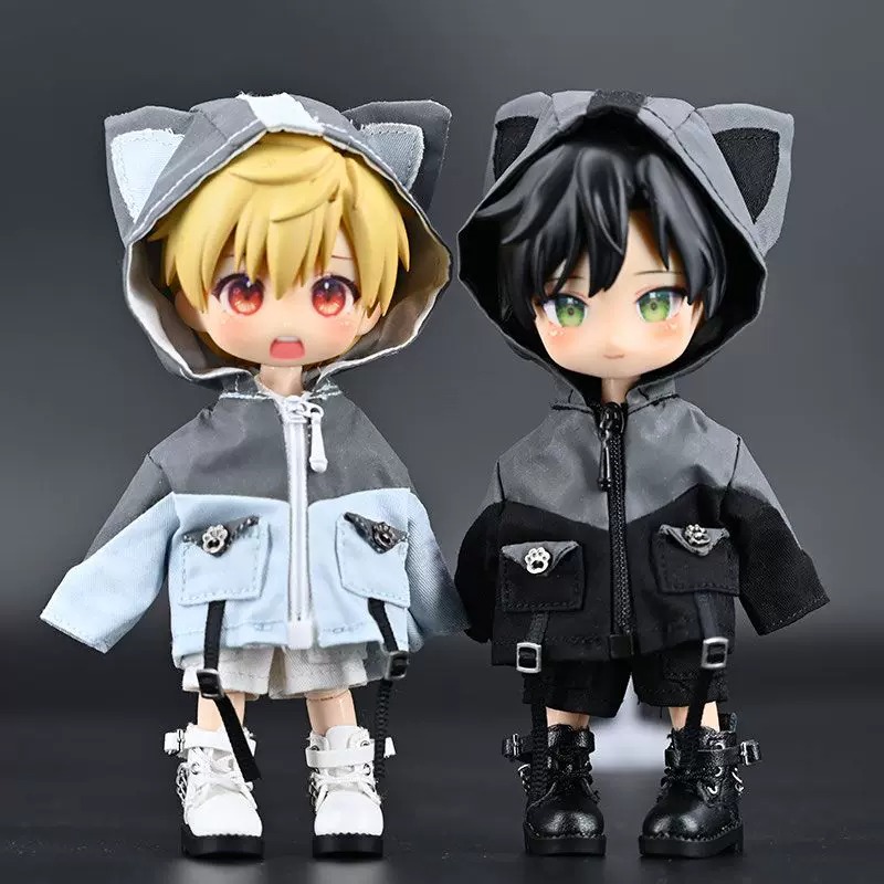 楽天市場】オビツ11 ドール 人形 服 衣装 アウター 猫耳 パーカー