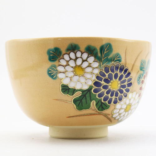 楽天市場】抹茶碗 菊 秋物 鈴木一点作 木箱入り 茶道具 陶磁器 茶器