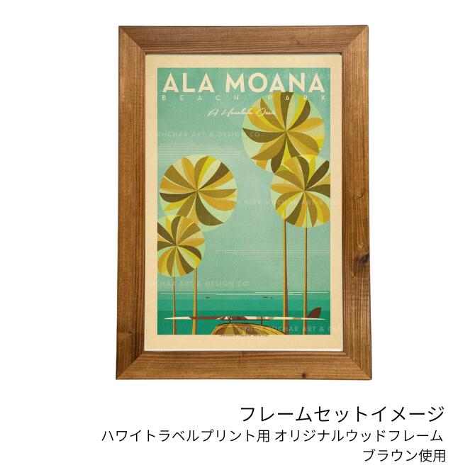楽天市場】ニックカッチャー ハワイトラベルプリント Ala Moana Beach