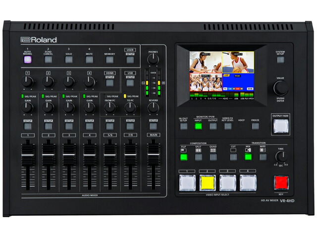 楽天市場】roland ローランド 4チャンネルビデオミキサー v-4exの通販