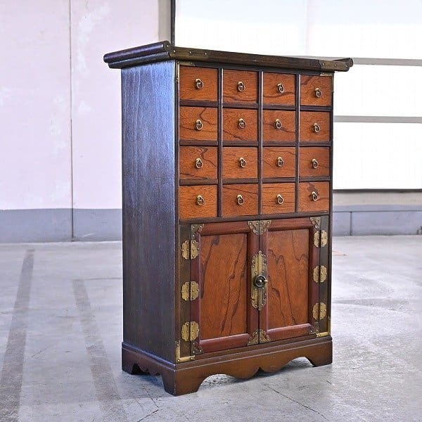 楽天市場】李朝家具 薬箪笥 ヤクジャン 引き出し 収納 時代箪笥 タンス