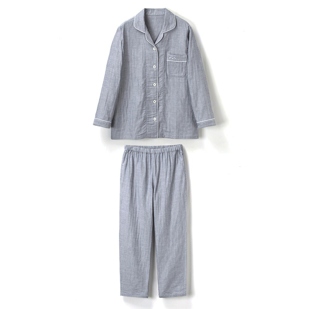 楽天市場】Kaimin Labo レディースパジャマ ストレッチ雲ごこちガーゼ
