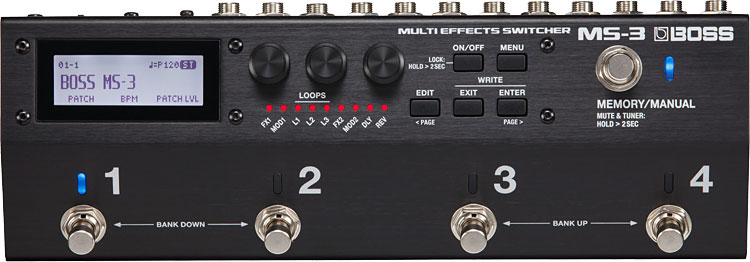 楽天市場】BOSS マルチエフェクトスイッチャー MS-3 ボス エフェクター