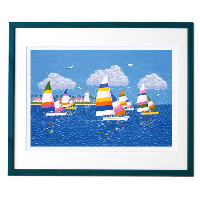 楽天市場】絵画 ヨット（絵画｜アート・美術品・骨董品・民芸品