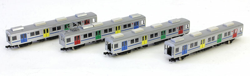 楽天市場】東急8500系（青帯・ドア装飾編成）増結用中間車4両セット