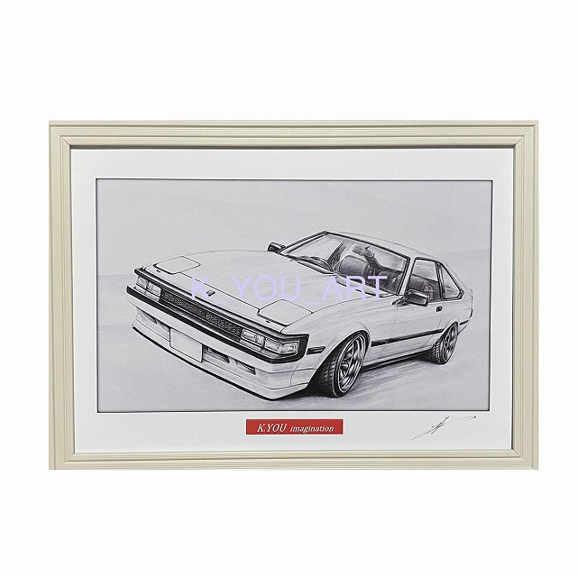 楽天市場】TOYOTA トヨタ セリカ XX A60後期 鉛筆画 イラスト 名車 旧