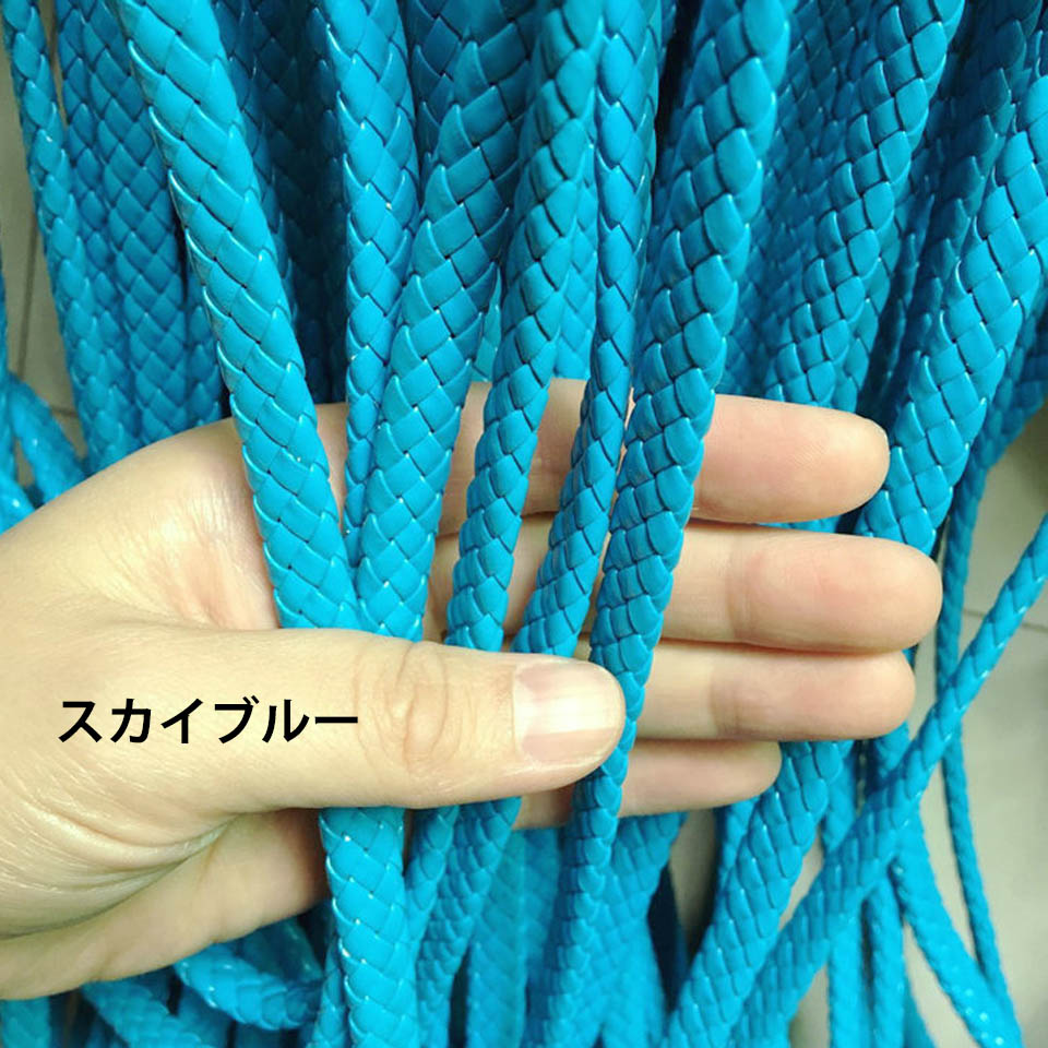 楽天市場】太さ 10mmx4mm [DIY用 編み込み 革紐] フラット編み上げ