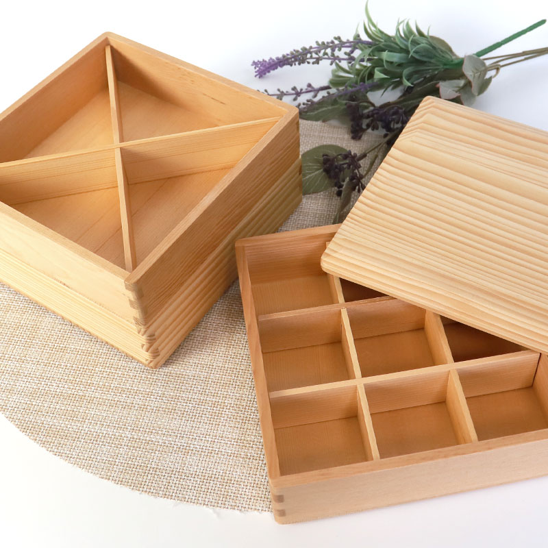 楽天市場】【10％OFF 3/4 20時〜】天然木製 6寸 18.5cm 三段 重箱 白木