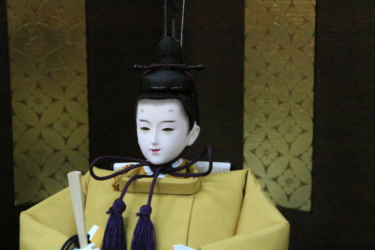 楽天市場】歓喜雛 人形の盛繁 監修 平安春峰 京芥子手染め無垢黄金雛