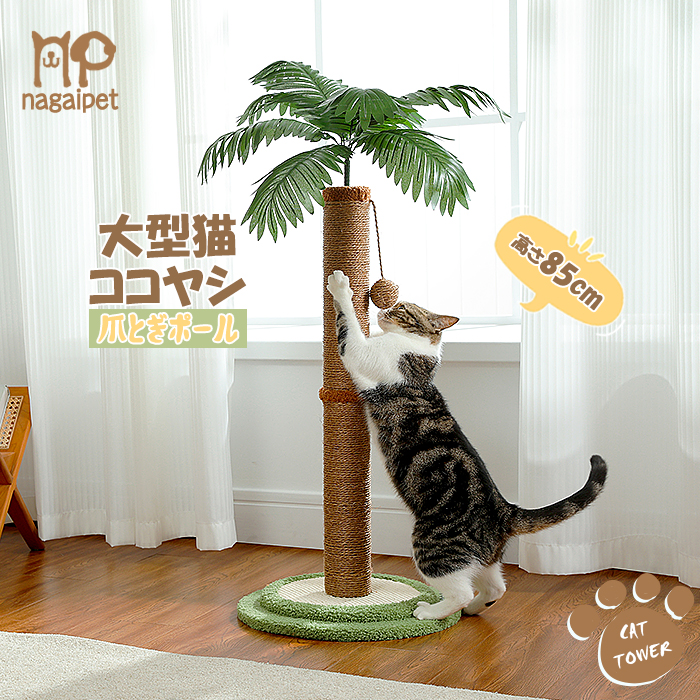 楽天市場】【10%OFF☆スーパーSALE】猫 爪研ぎポール かわいい