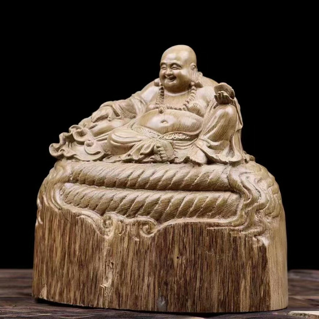 楽天市場】【木彫】弥勒菩薩坐像 仏教美術 仏像 仏教工芸品 ツゲの木
