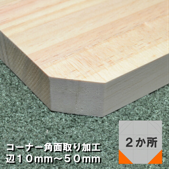 楽天市場】【オプション加工】□コーナー角面取り加工□ 辺10mm