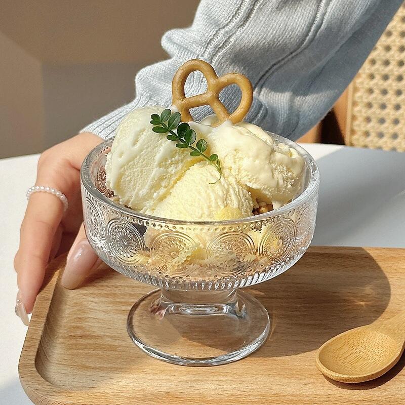 楽天市場】アイスクリームカップ ガラス デザートグラス サンデー