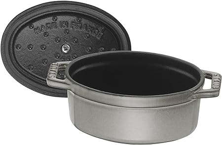 楽天市場】staub ストウブ 「 ミニ ピコ ココット オーバル グレー