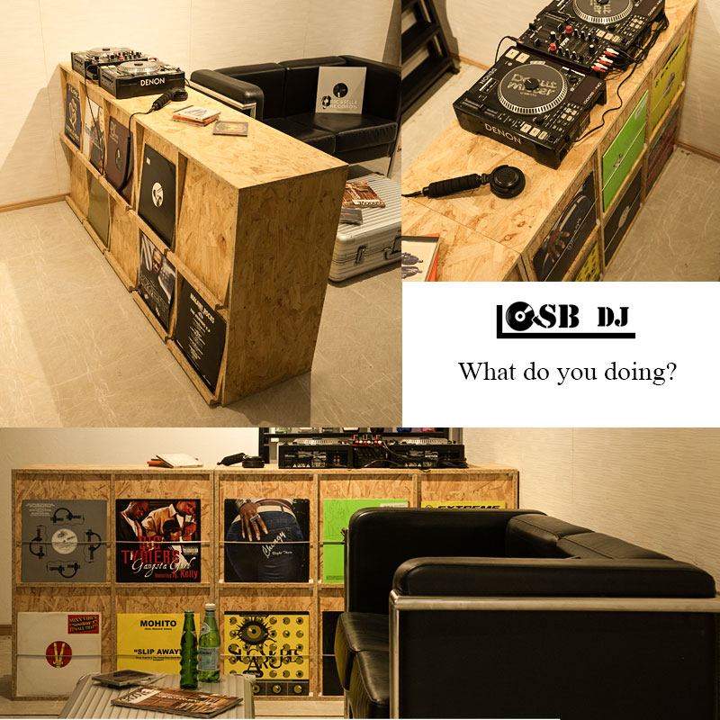 楽天市場】新商品【OSB DJブース】カッコよさが違う！両面ディスプレイ