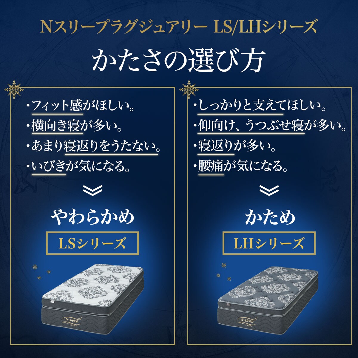 楽天市場】極上の寝心地 マットレス(Nスリープラグジュアリー LS2