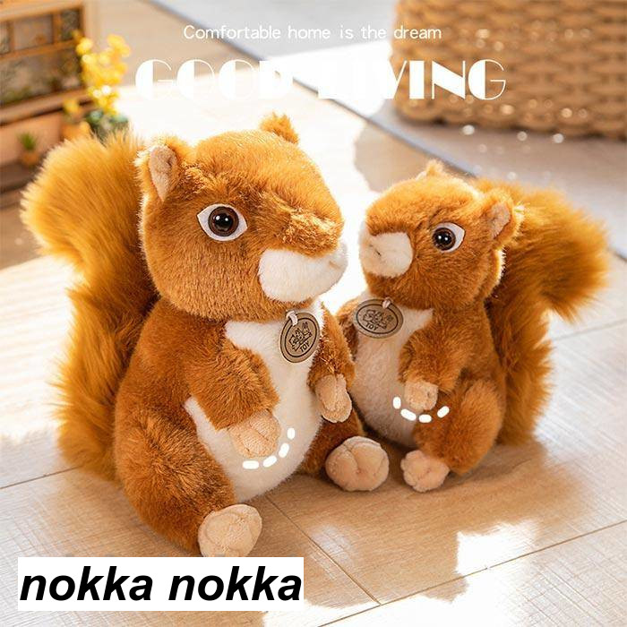 ミニミニぬいぐるみ リスちゃん ミルクティー 海外作家様 ハンドメイド