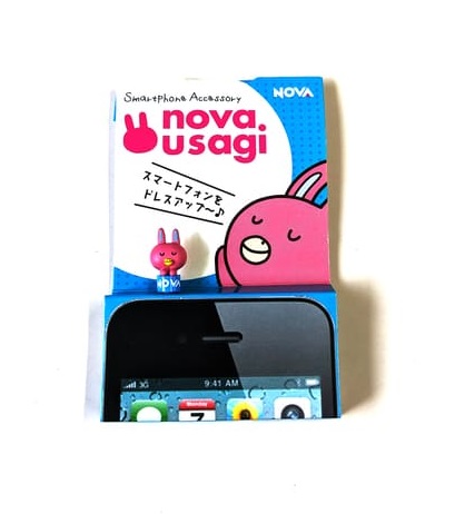 楽天市場】NOVAおすすめNOVAうさぎ イヤホンジャックマスコット各種