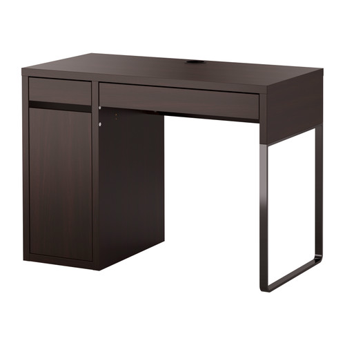 楽天市場】IKEA MICKE イケア ミッケ デスク ブラックブラウン 机