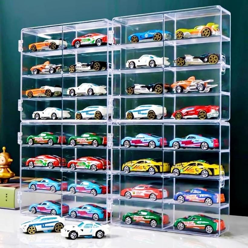 楽天市場】ケース ミニカー 収納 1/64 アクリル ディスプレイ ミニカー