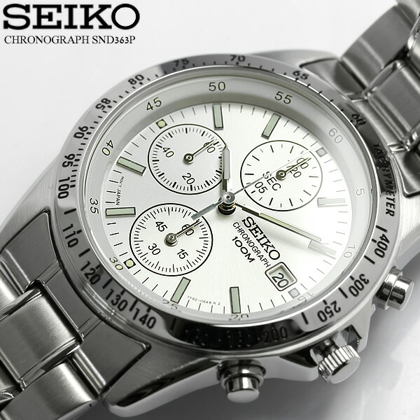 楽天市場】SEIKO セイコー 逆輸入 クロノグラフ メンズ 腕時計