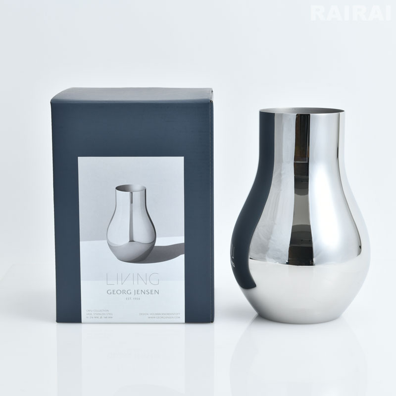 楽天市場】ジョージジェンセン 花瓶 フラワーベース カフ Georg Jensen