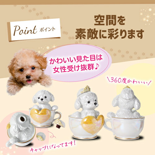 楽天市場】正規品 ブランデー 箱付き ティーカッププードル デキャンタ