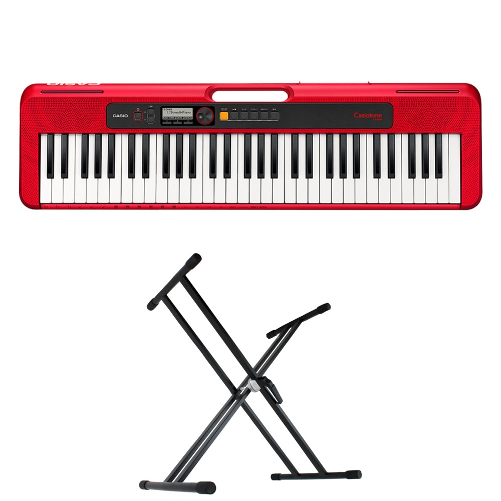 楽天市場】カシオ CASIO CT-S200 RD Casiotone 61鍵盤 キーボード