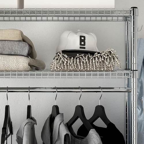 楽天市場】IKEA イケア シェルフユニット ハンガーレール付き 亜鉛