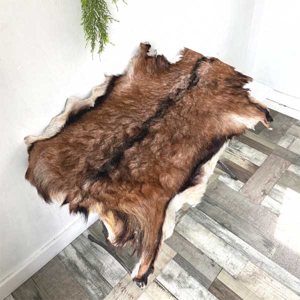 楽天市場】ゴートレザー goat 毛皮 マット 1点物 1枚革 山羊皮 ハラコ