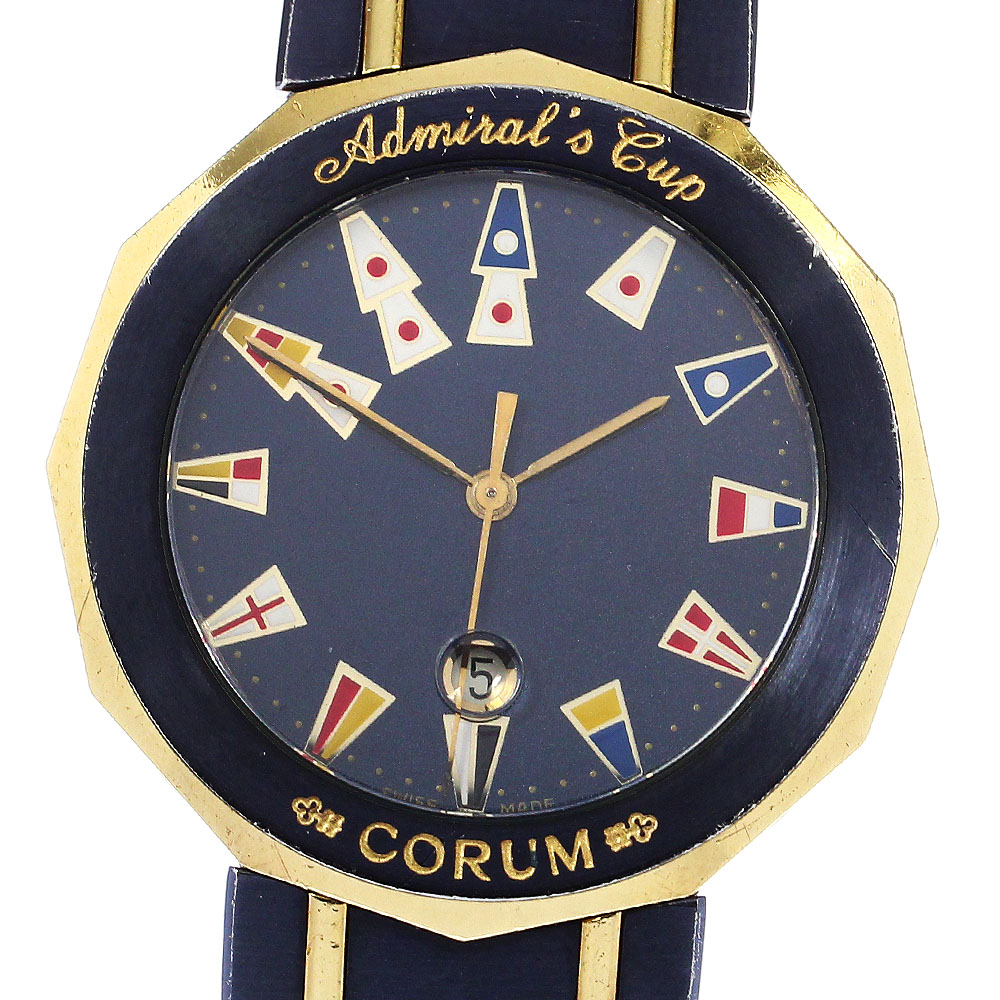 楽天市場】コルム CORUM アドミラルズカップ デイト クォーツ メンズ