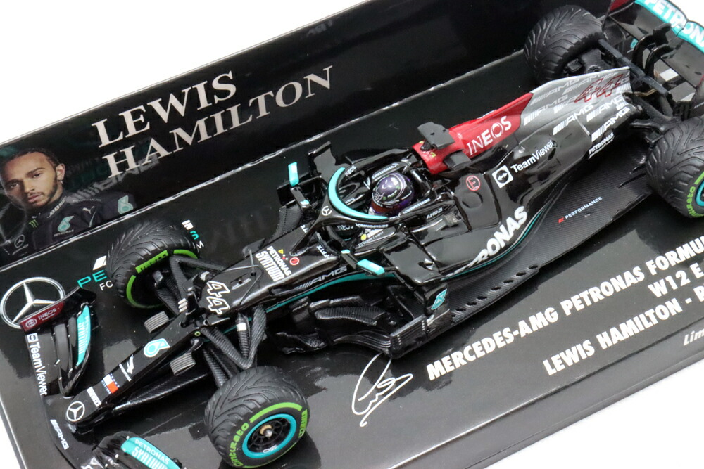 楽天市場】ミニチャンプス 1/43 メルセデス AMG W12 ルイス ハミルトン