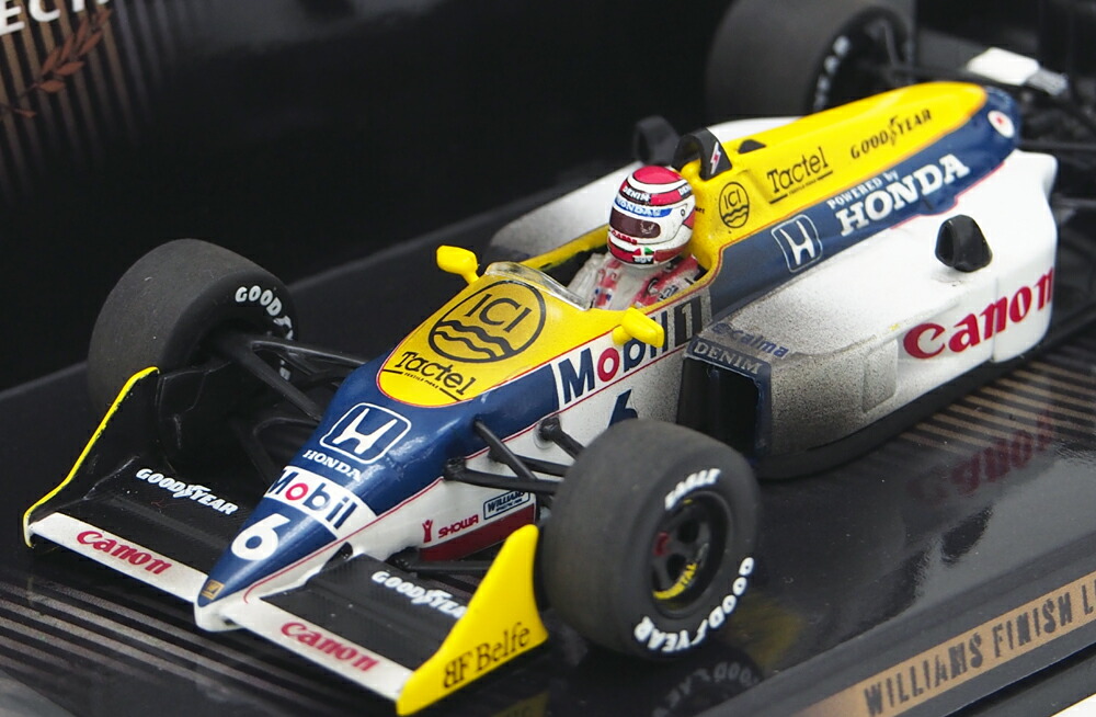 楽天市場】ミニチャンプス 1/43 ウィリアムズ ホンダ FW11B ネルソン