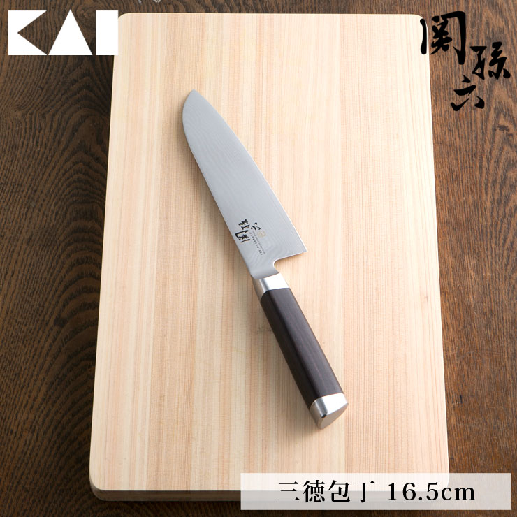 楽天市場】関孫六 ダマスカス 三徳包丁 165mm 貝印 kai AE5200 【 包丁