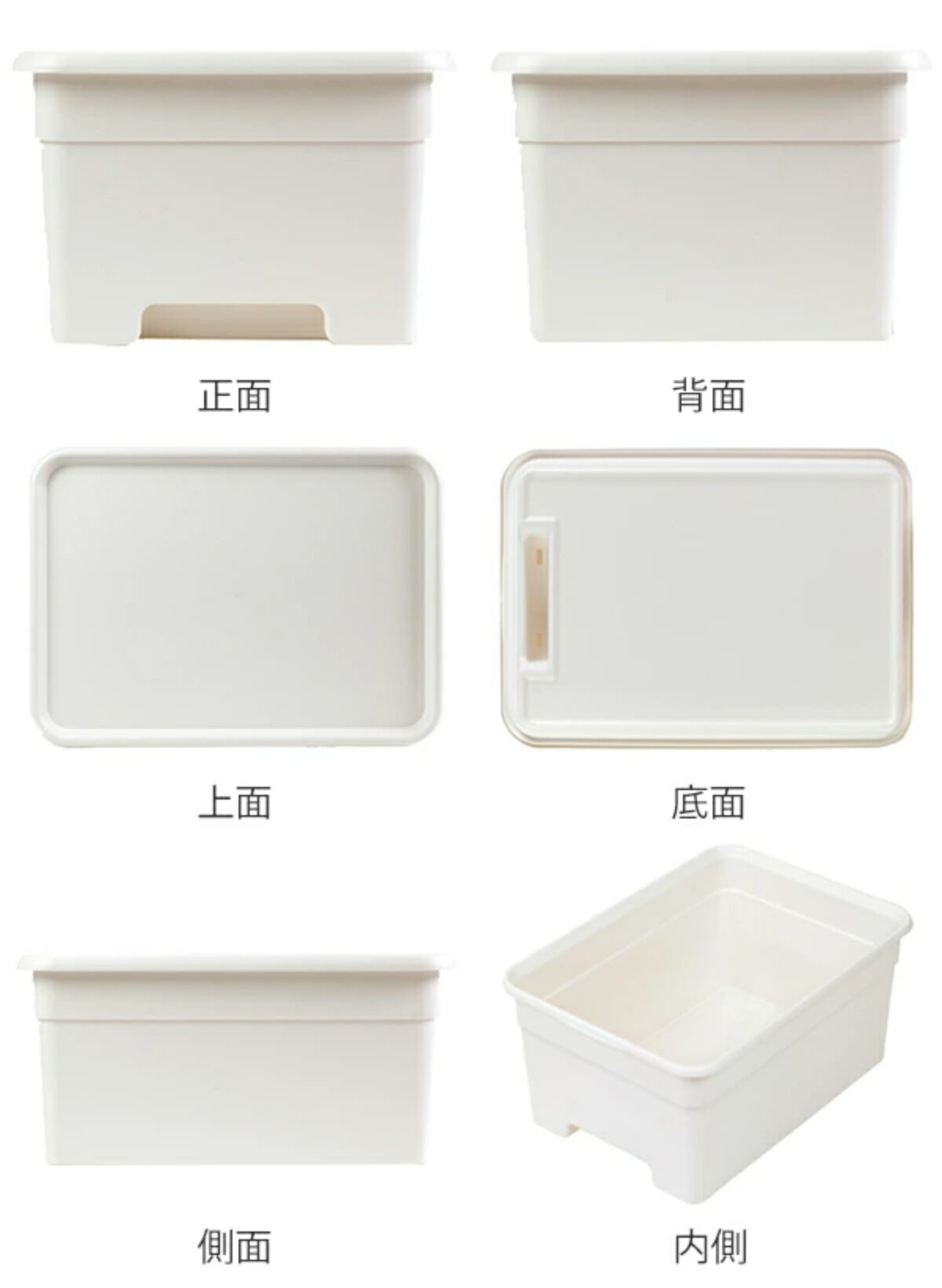 楽天市場】収納ボックス M 幅29×奥行40×高さ19cm オンボックス フタ