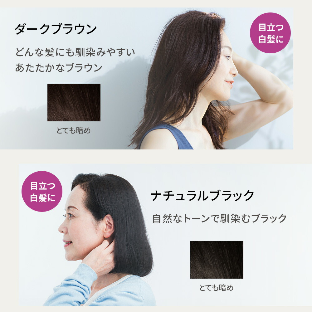 楽天市場】サロンと同じ低刺激処方に美容成分も配合した白髪染めを自宅